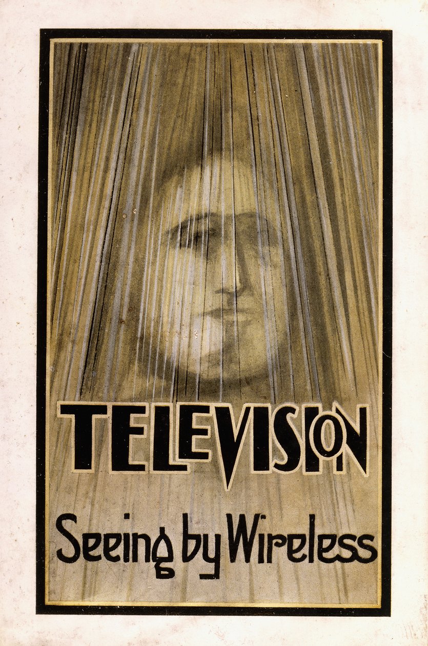Copertina illustrata per la prima edizione di "Television, 1926 da English School