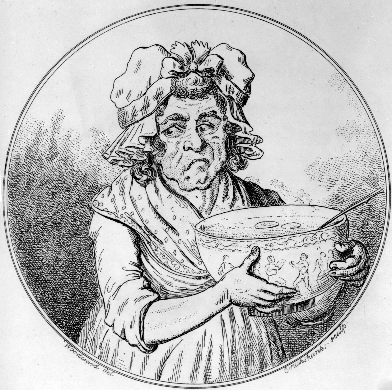 Illustrazione, di George Moutard Woodward, incisa da Isaak Cruickshank, pubblicata da Allen&West, 1796 da English School