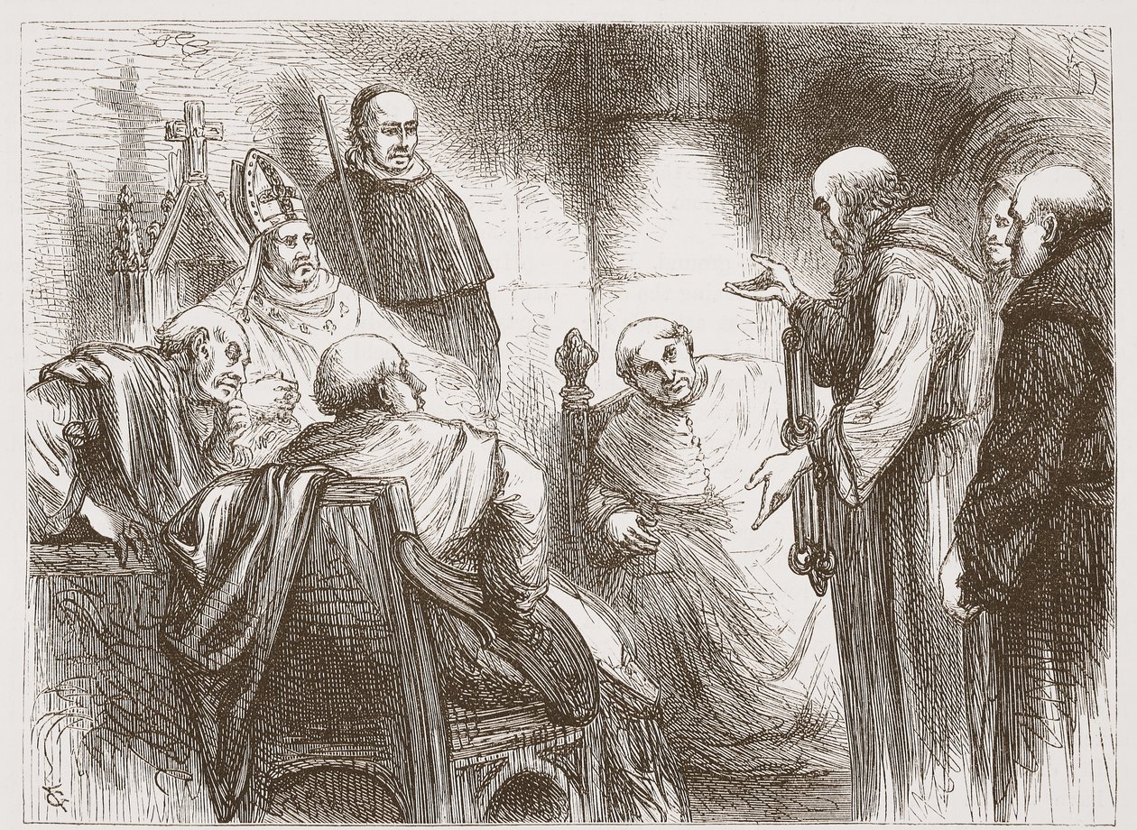 Illustrazione da La storia del protestantesimo di James Aitken Wylie (1808-1890), pub. 1878 da English School