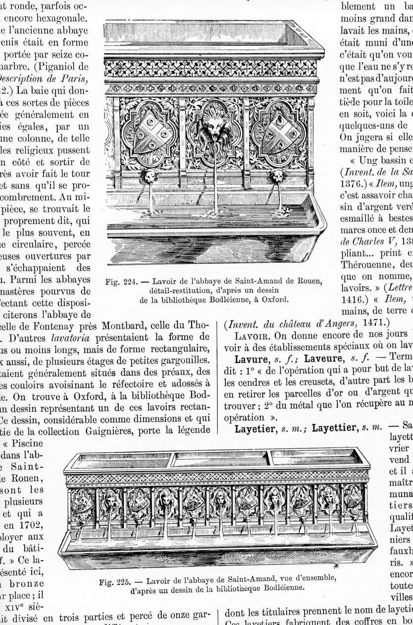 Illustrazioni di un lavatoio da English School