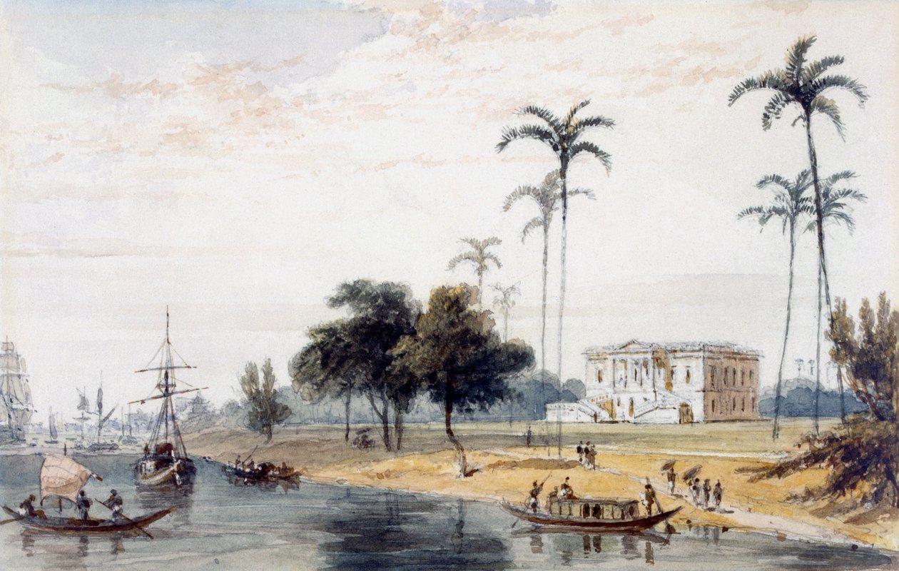 Nella Garden House Reach, Calcutta da English School
