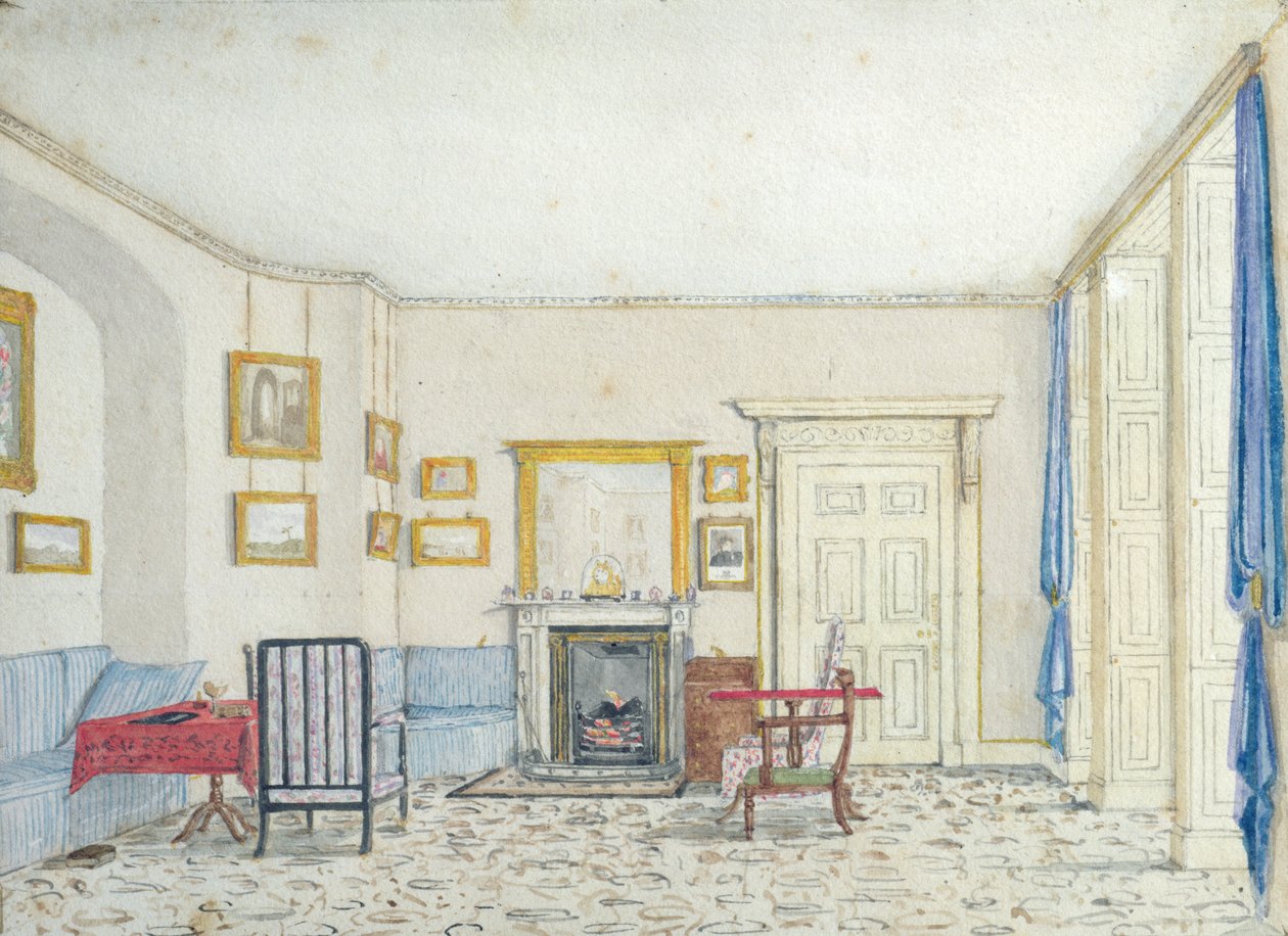 Interno di Curzon Street, c.1830 da English School