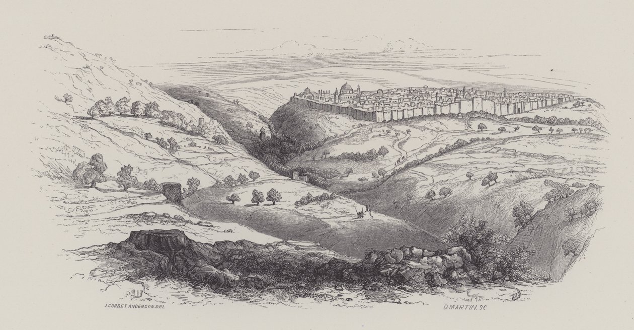 Gerusalemme (incisione) da English School