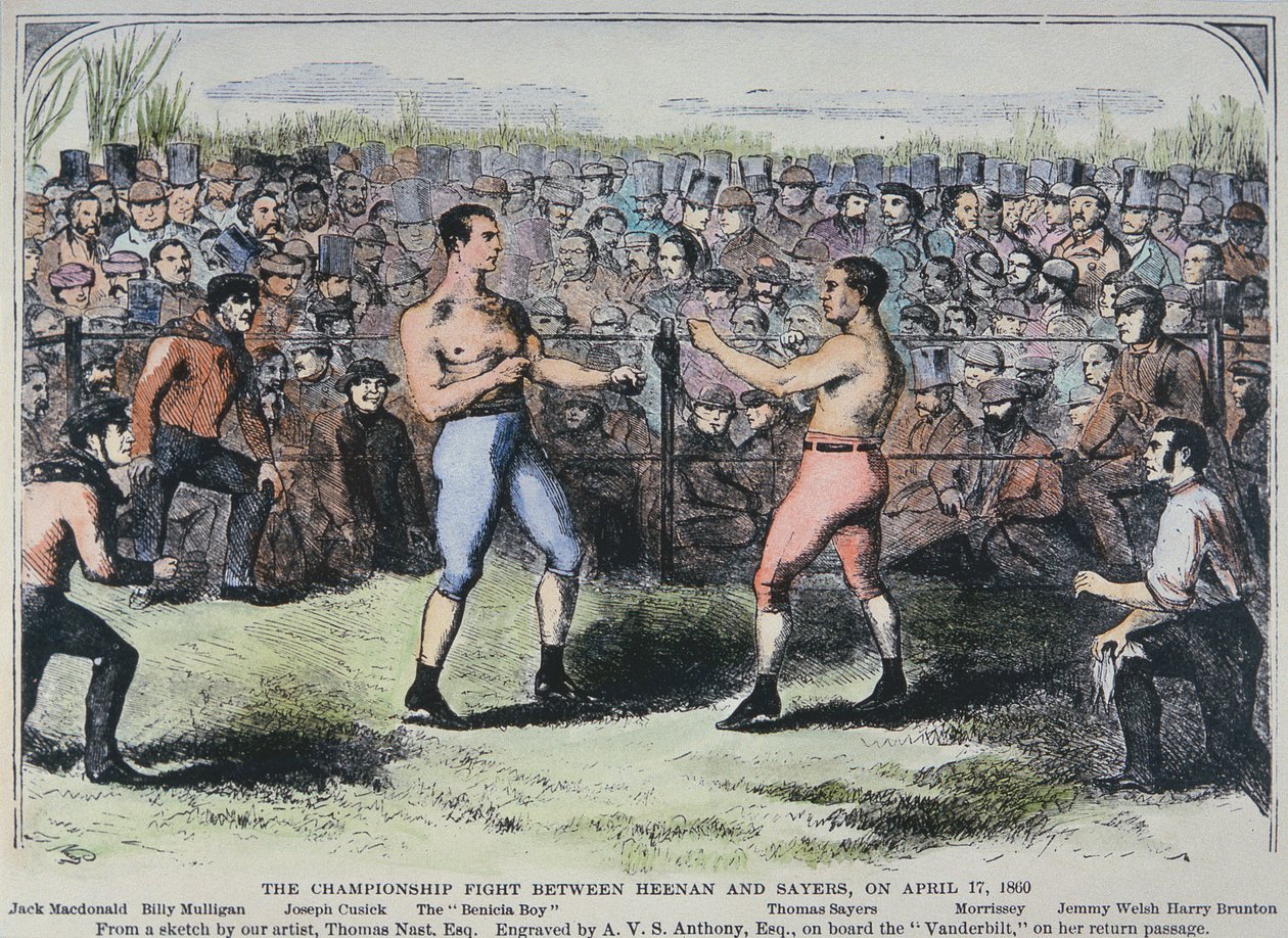 John Heenan contro Tom Sayers da English School