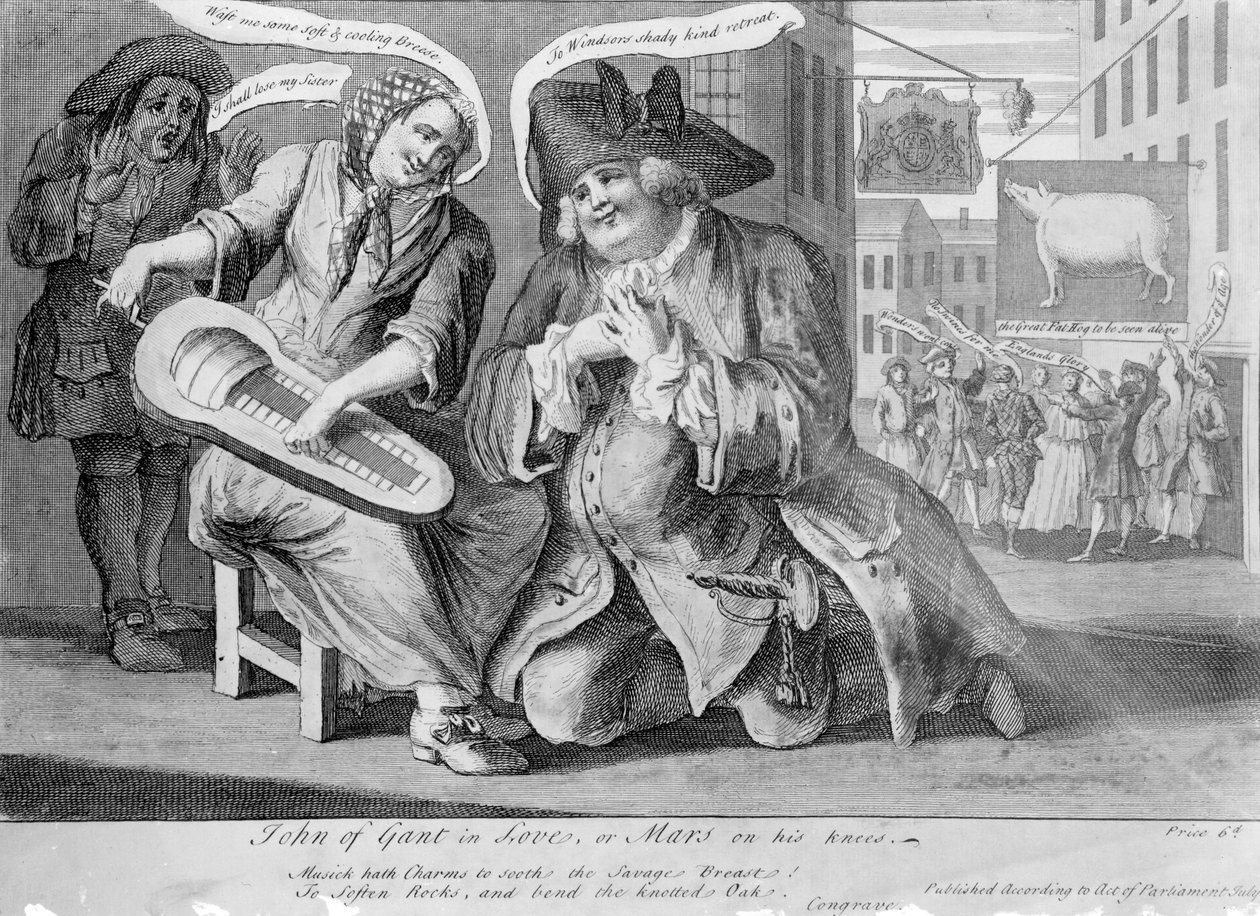 Giovanni di Gant innamorato, o Marte in ginocchio da English School