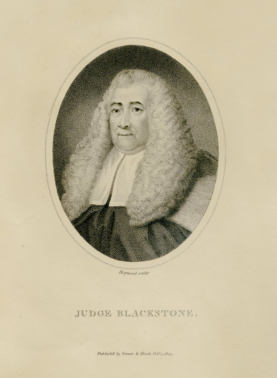 Giudice Blackstone, c.1800 da English School