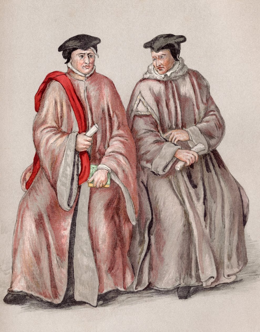 Giudici nelle loro Toghe durante il Regno di Elisabetta I, da 