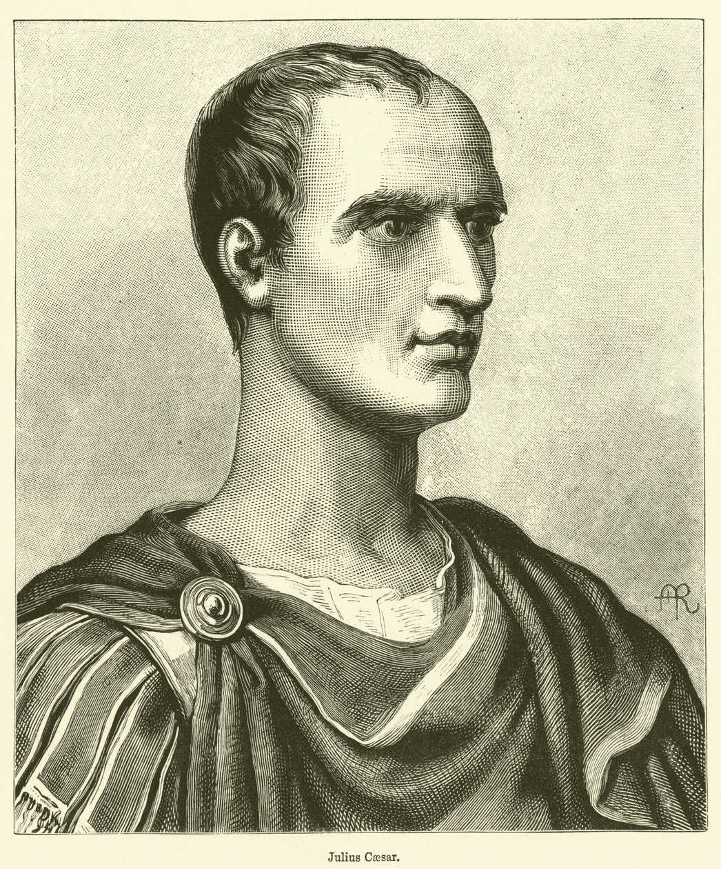 Giulio Cesare (incisione) da English School