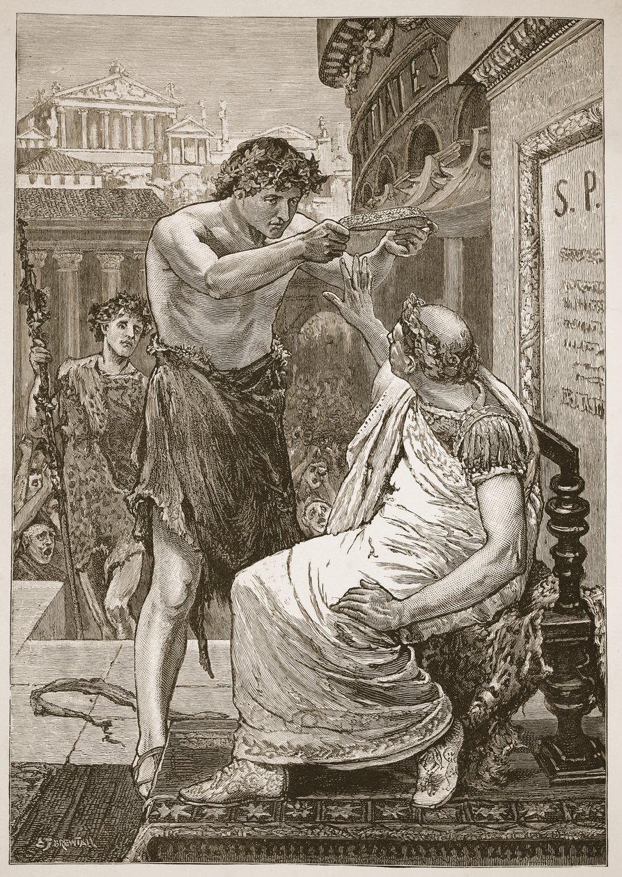 Giulio Cesare rifiuta la corona offerta da Antonio da English School