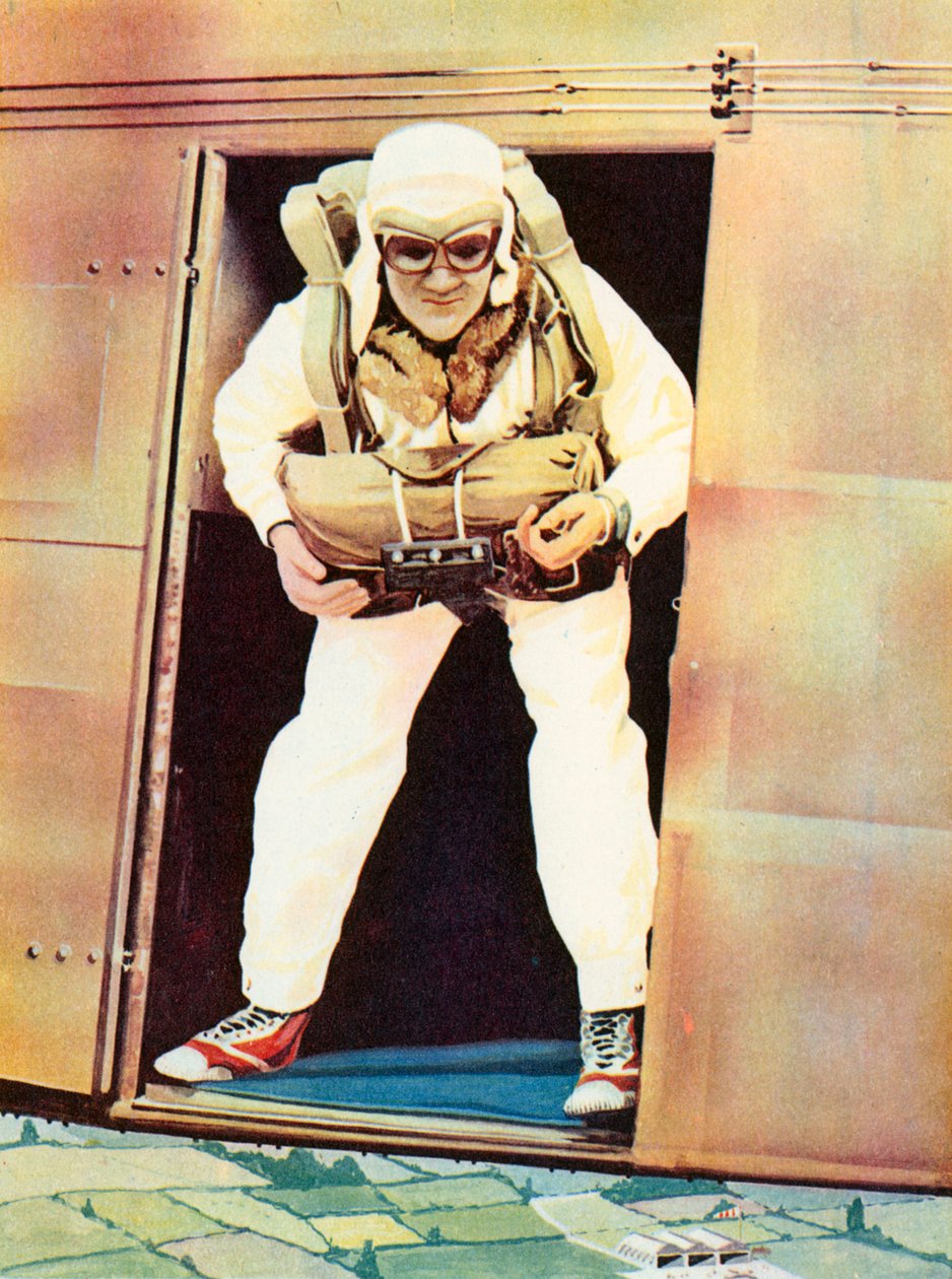 Quasi un salto (litografia a colori) da English School