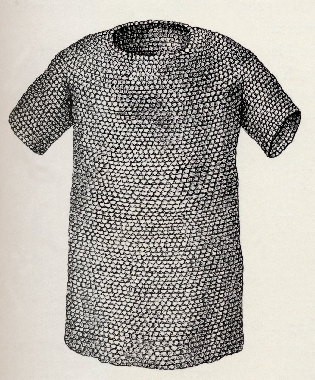 Cotta di maglia jutish o danese risalente a prima del 450 d.C., da A Short History of the English People di J. R. Green, pubblicato nel 1893 da English School