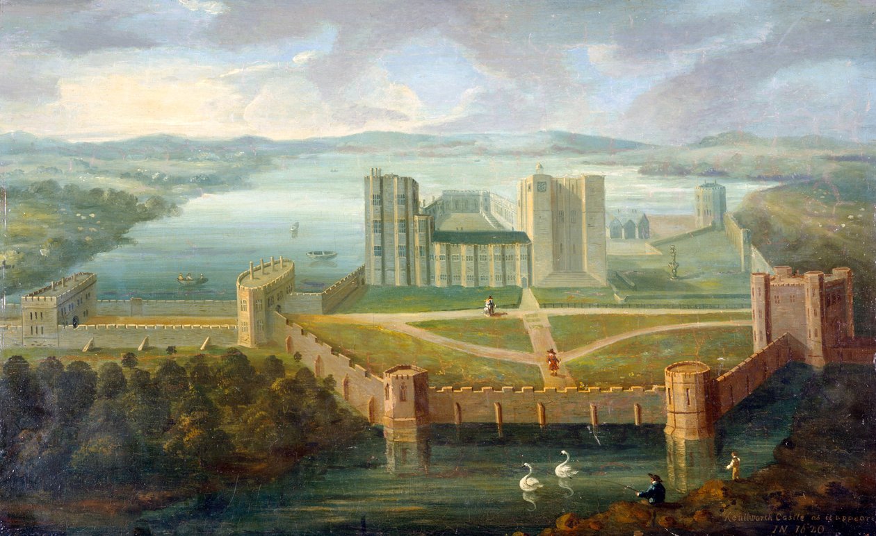 Castello di Kenilworth, Warwickshire da English School