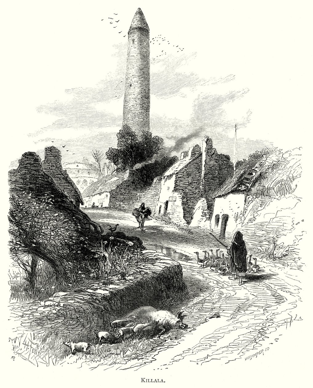 Killala (incisione) da English School