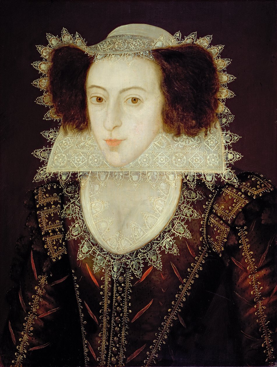Lady Francis Fairfax, 1610 circa (olio su tavola di quercia) da English School