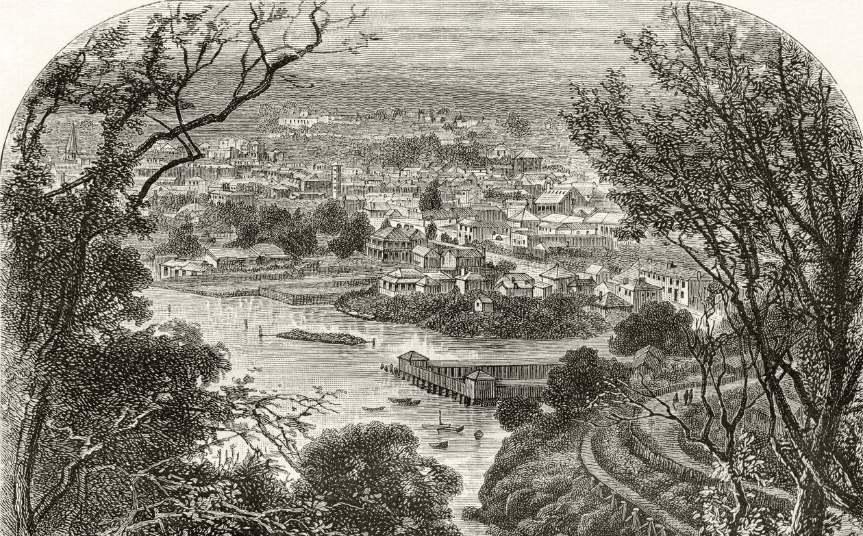 Launceston, Tasmania, c.1880, da 