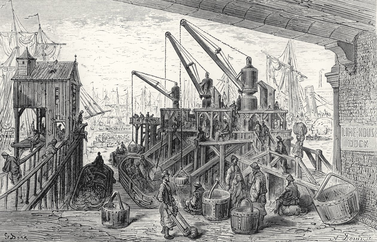 Docks di Limehouse da English School