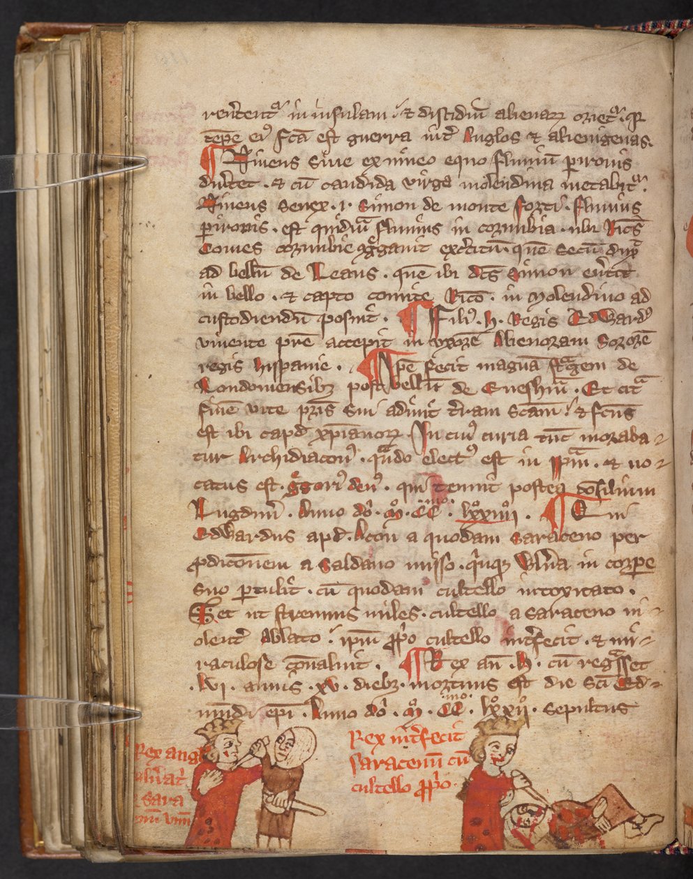 Vangeli di Lindisfarne, Cotton MS Nero A IV, f. 110v (pergamena) da English School