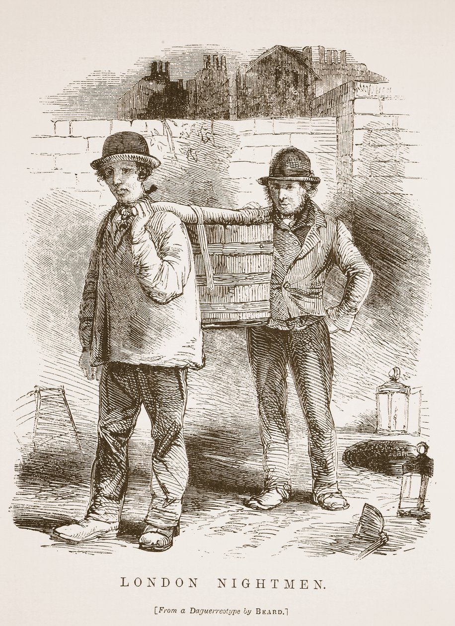 Gli uomini della notte di Londra, dal dagherrotipo di Richard Beard, illustrazione da London Labour and London Poor di Henry Mayhew, pub. 1862 da English School