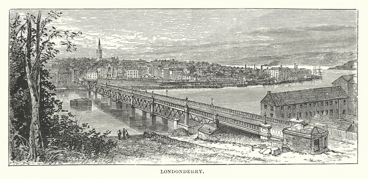 Londonderry (incisione) da English School