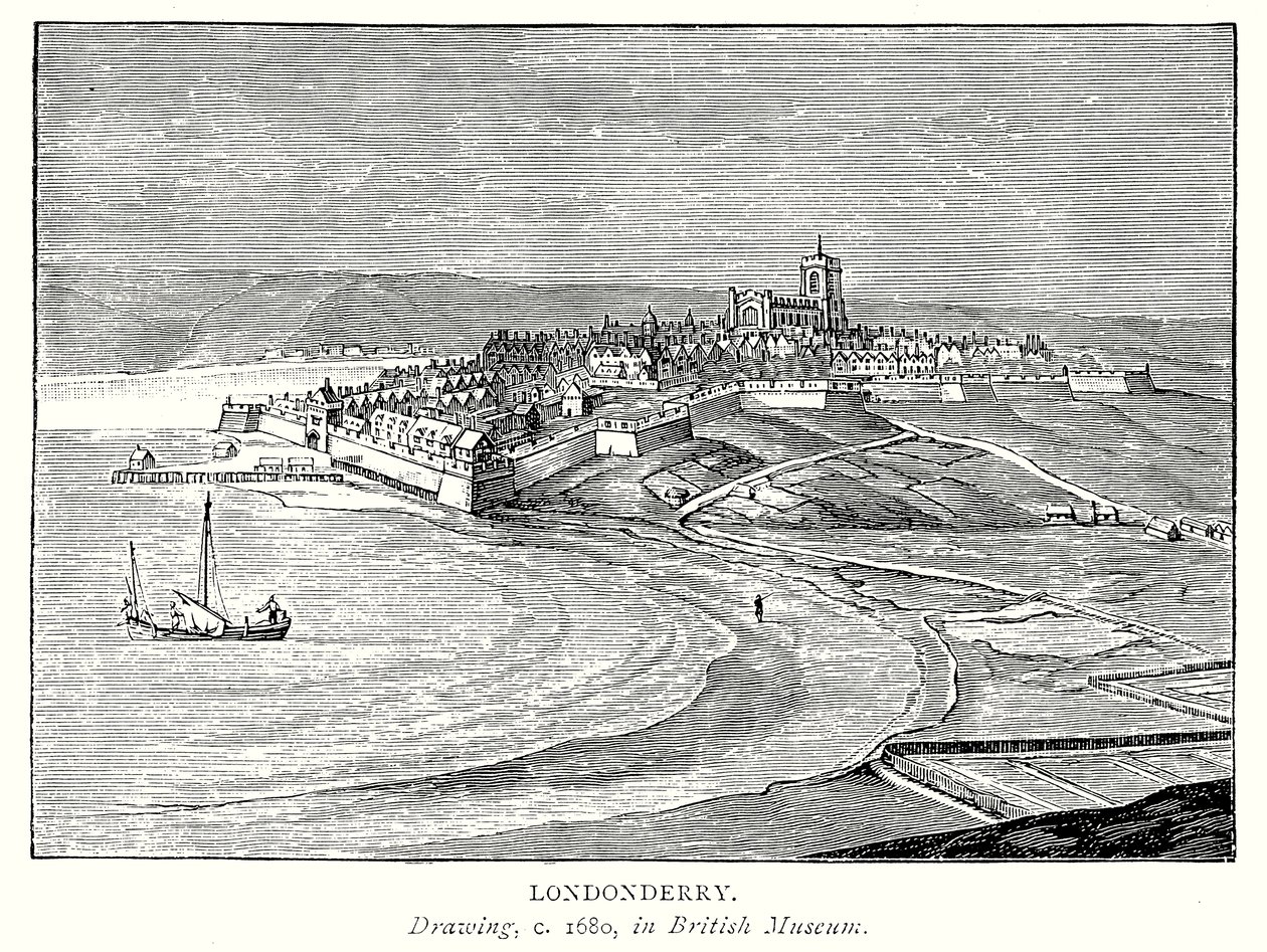 Londonderry (incisione) da English School