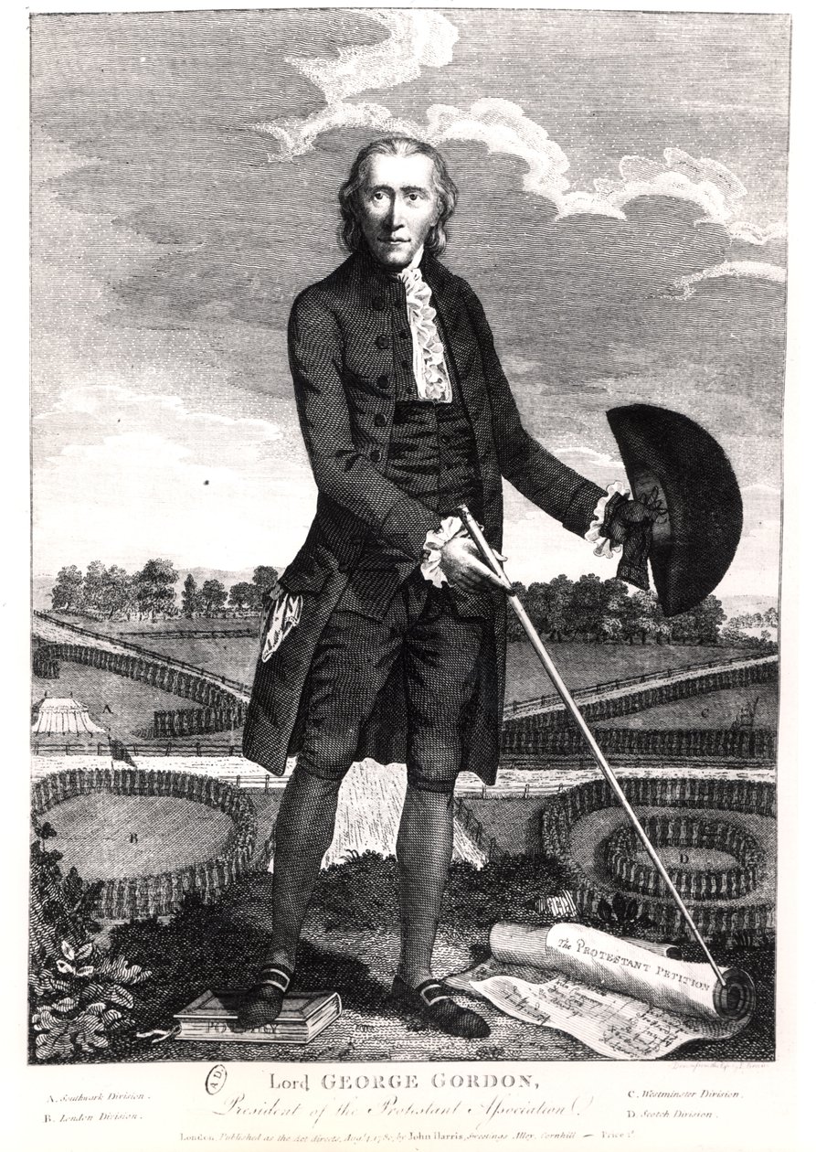Lord George Gordon (1752-93) 1780 da English School