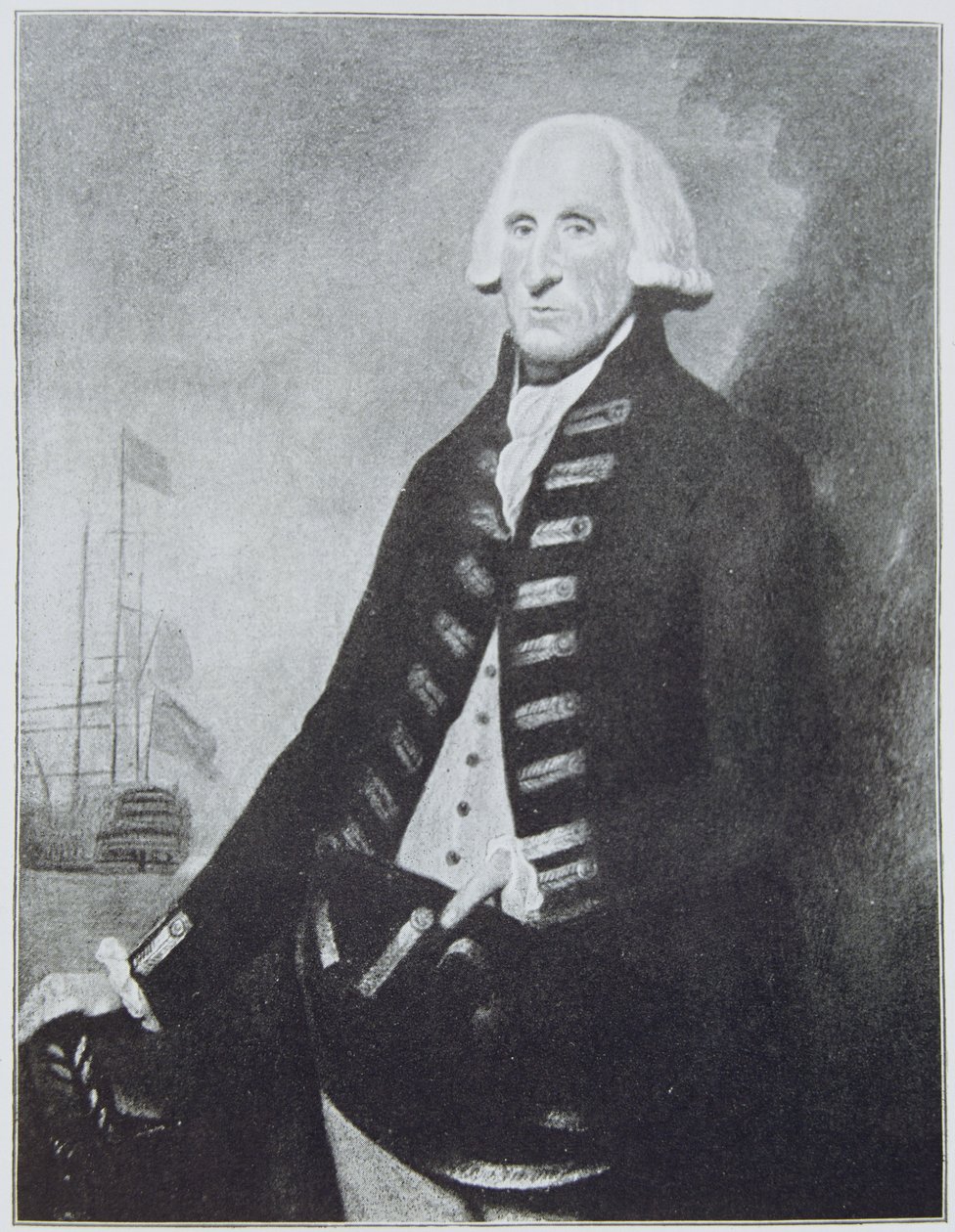 Lord Hood (1724-1816) da English School