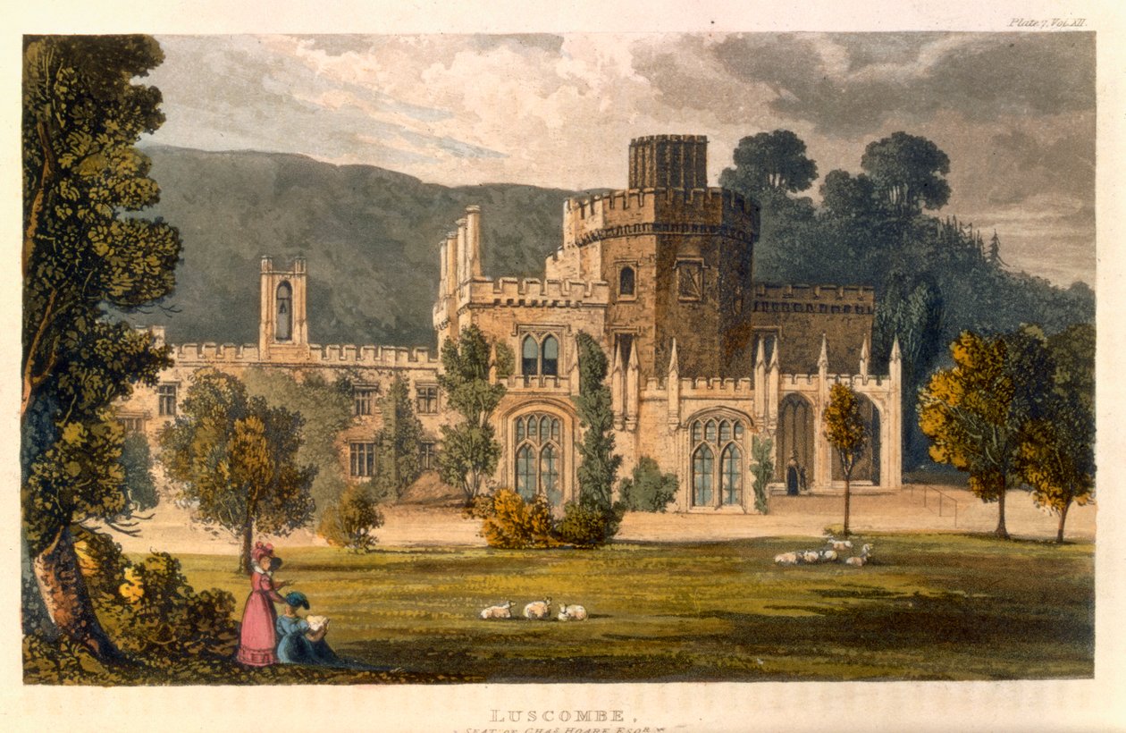 Castello di Luscombe, Devon da English School
