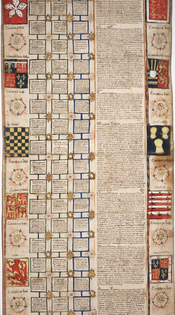 Cronaca della storia del mondo dalla creazione a Woden, con una genealogia di Edoardo IV, c.1461 da English School