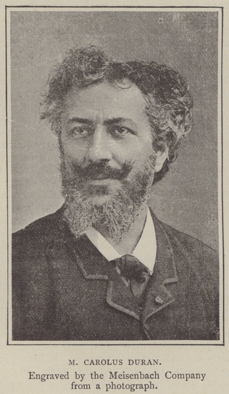 M Carolus Duran (incisione) da English School