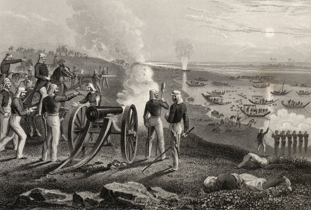 Il maggiore Eyre che scaccia i ribelli di Oude da Allahabad nel 1857, da 