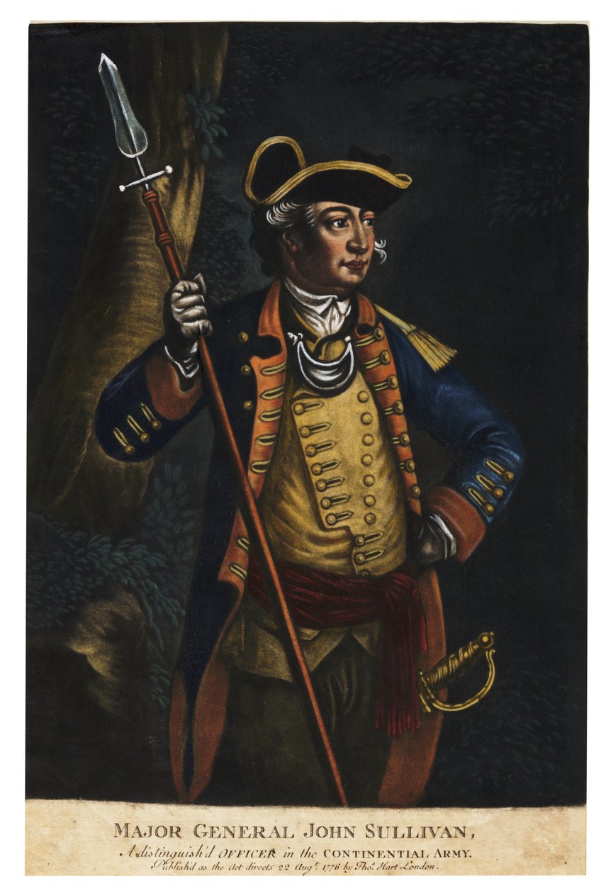 Maggior Generale John Sullivan, 1776 da English School