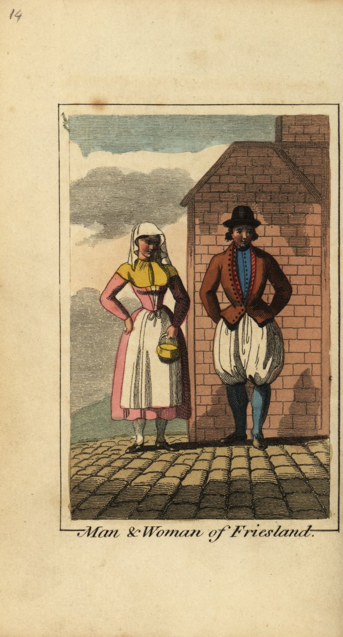 Uomo e donna della Frisia, Olanda da English School