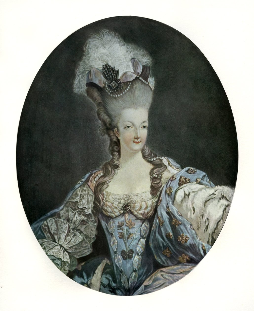 Maria Antonietta, regina di Francia (stampa) da English School