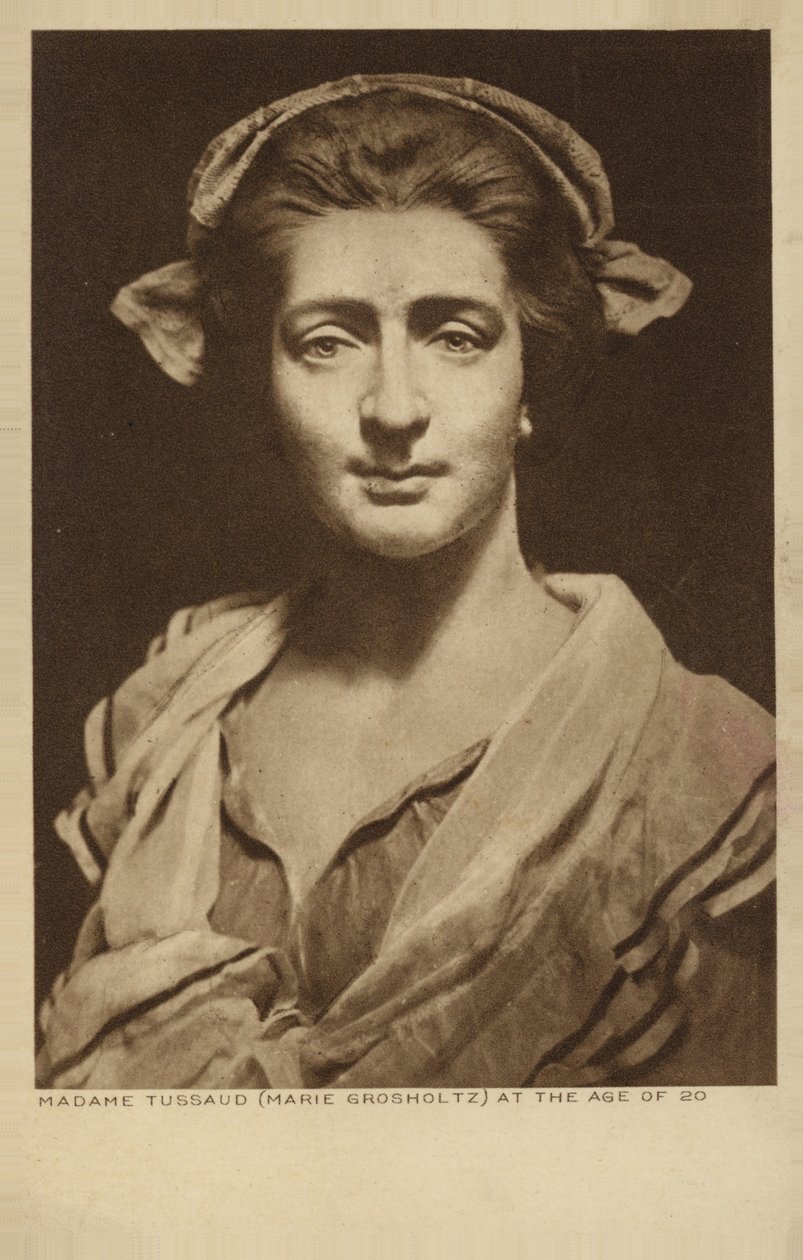 Marie Tussaud, artista e scultrice di cera francese (litografia) da English School