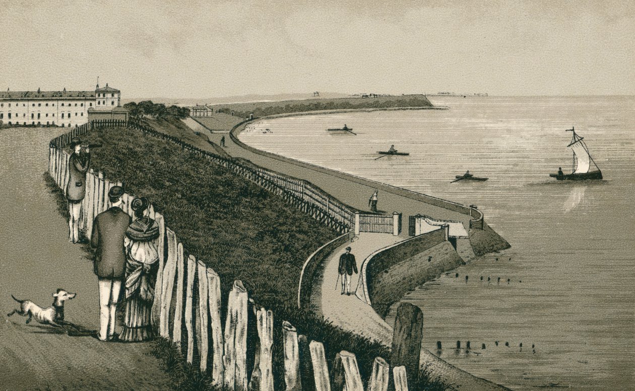 Marine Parade, Dovercourt (litografia) da English School
