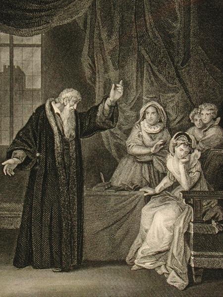 Maria, regina di Scozia (1542-87) e John Knox (c.1512-72) da English School