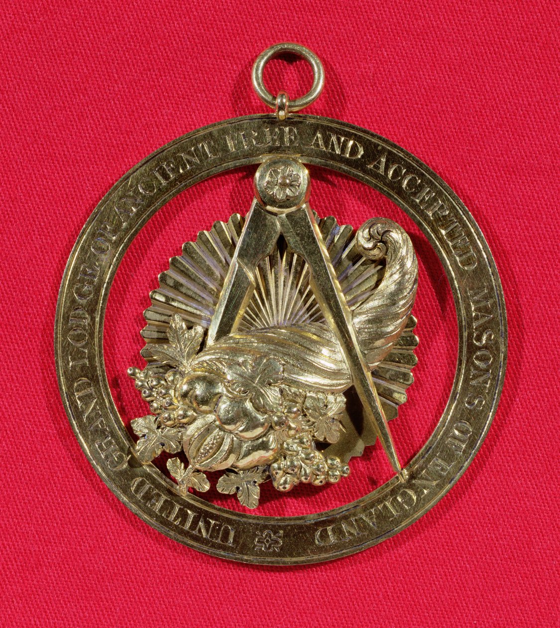 Distintivo massonico indossato dai membri della Gran Loggia dei Gran Steward dopo il 1841, metà del XIX secolo da English School