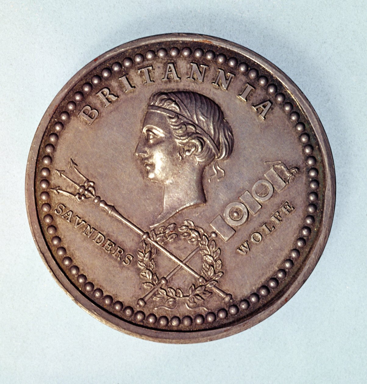 Medaglia commemorativa della cattura britannica di Quebec da English School