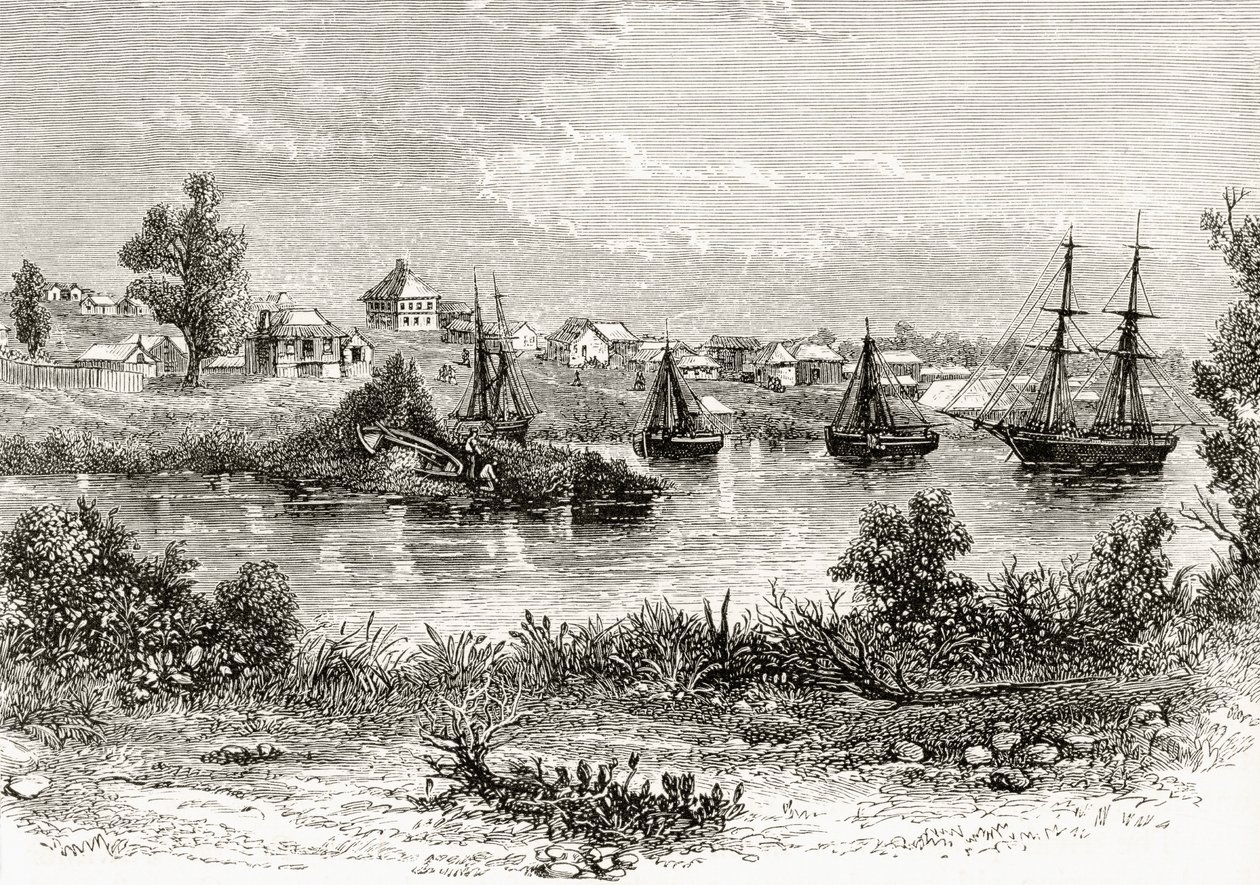 Melbourne, 1840, da 