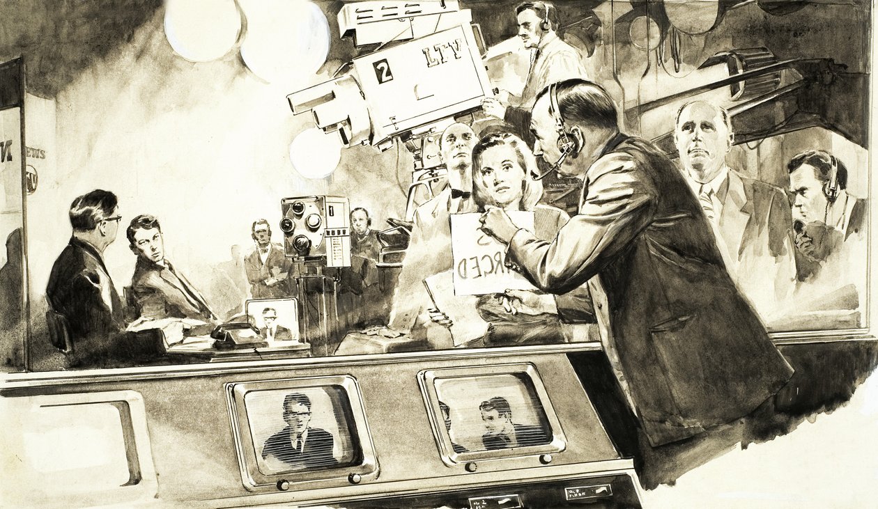 Mick Johnson, giornalista televisivo da English School