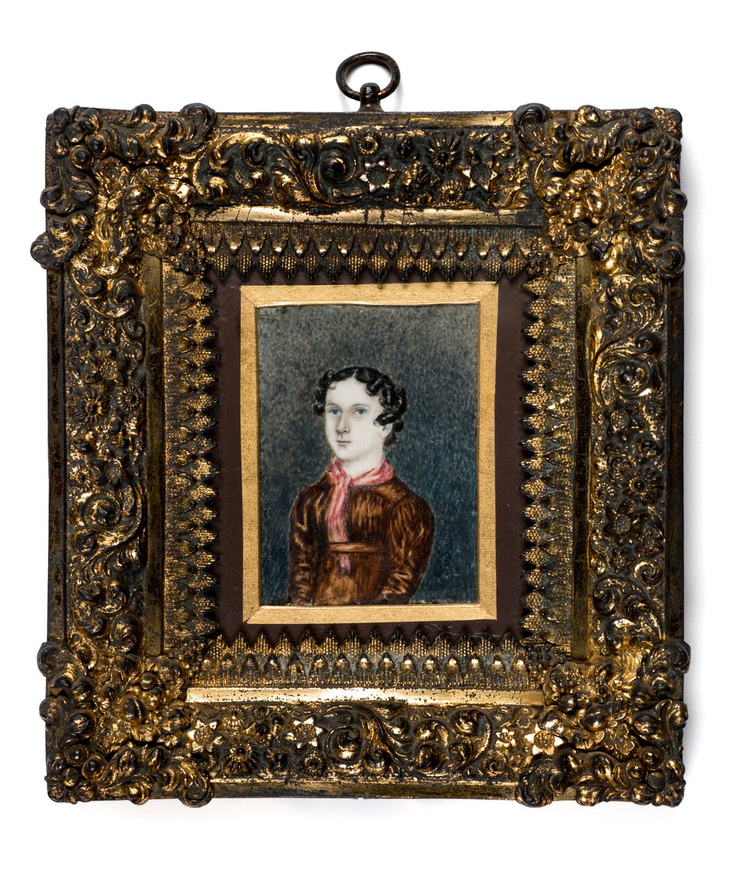 Miniatura di Anne Lister di Shibden Hall (acquerello su carta) da English School