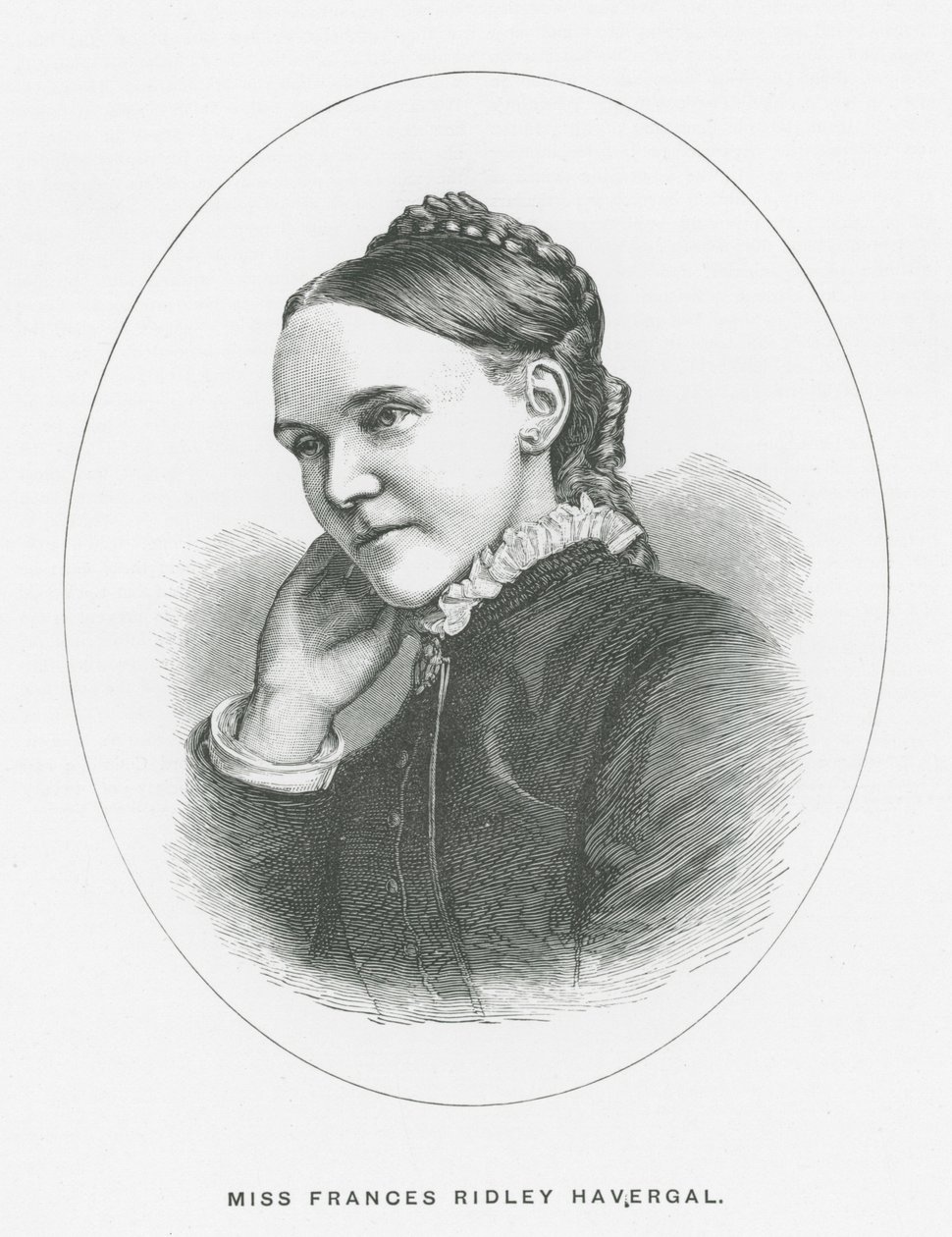 Miss Frances Ridley Havergal (litografia) da English School