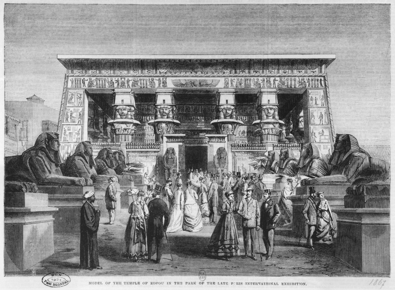 Modello del Tempio di Edfu all