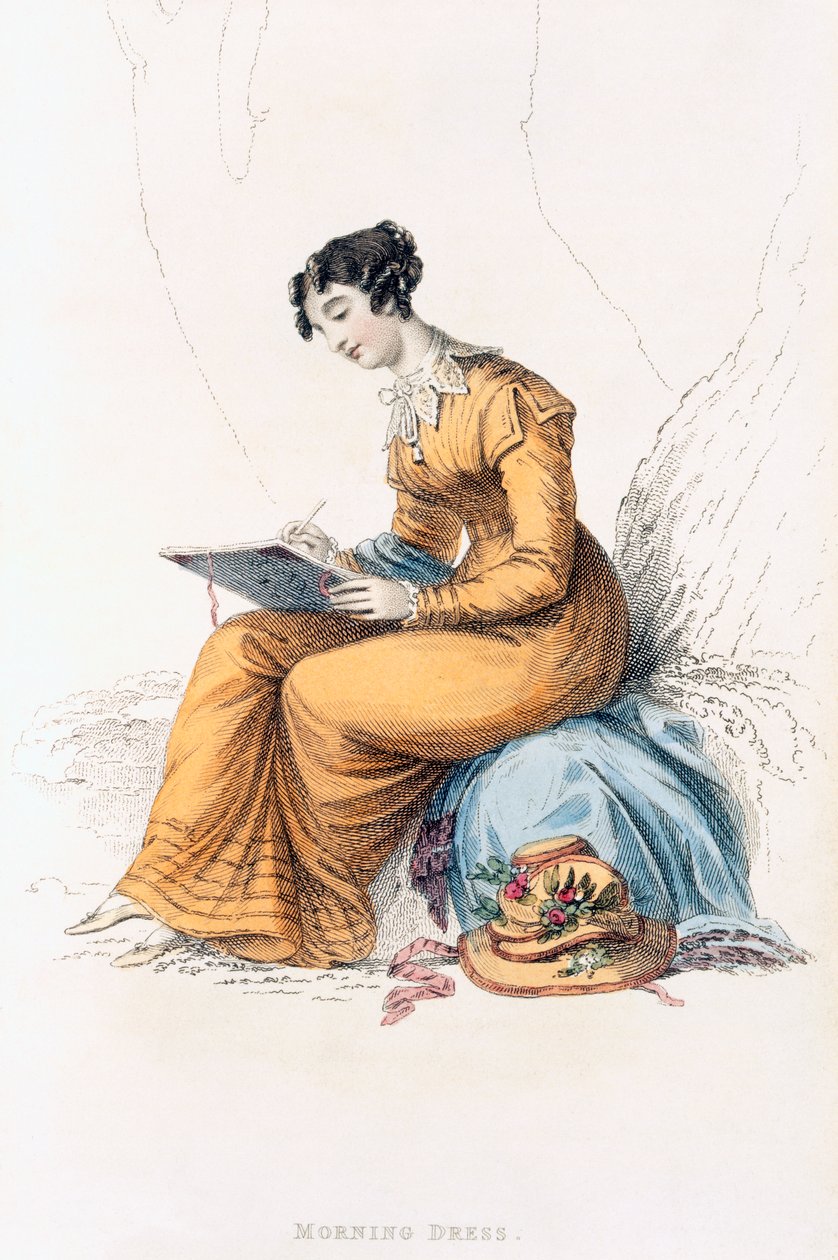Abito da mattina, tavola di moda da Ackermann