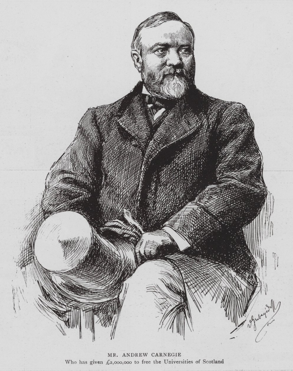Andrew Carnegie (litografia) da English School
