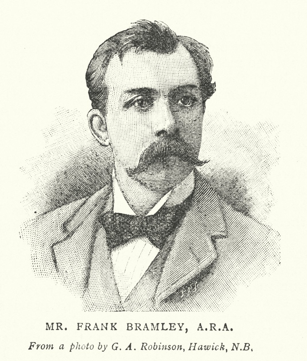 Frank Bramley, ARA (incisione) da English School