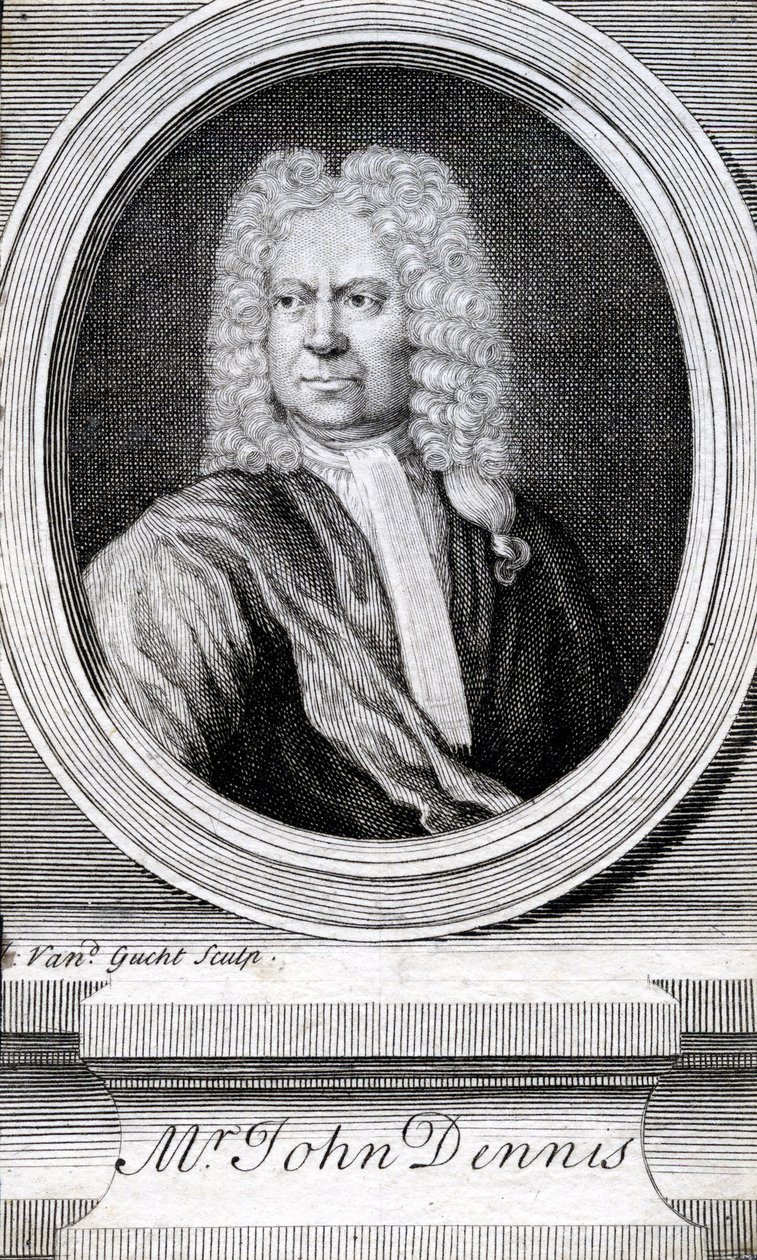 Mr John Dennis (1658-1734) da English School
