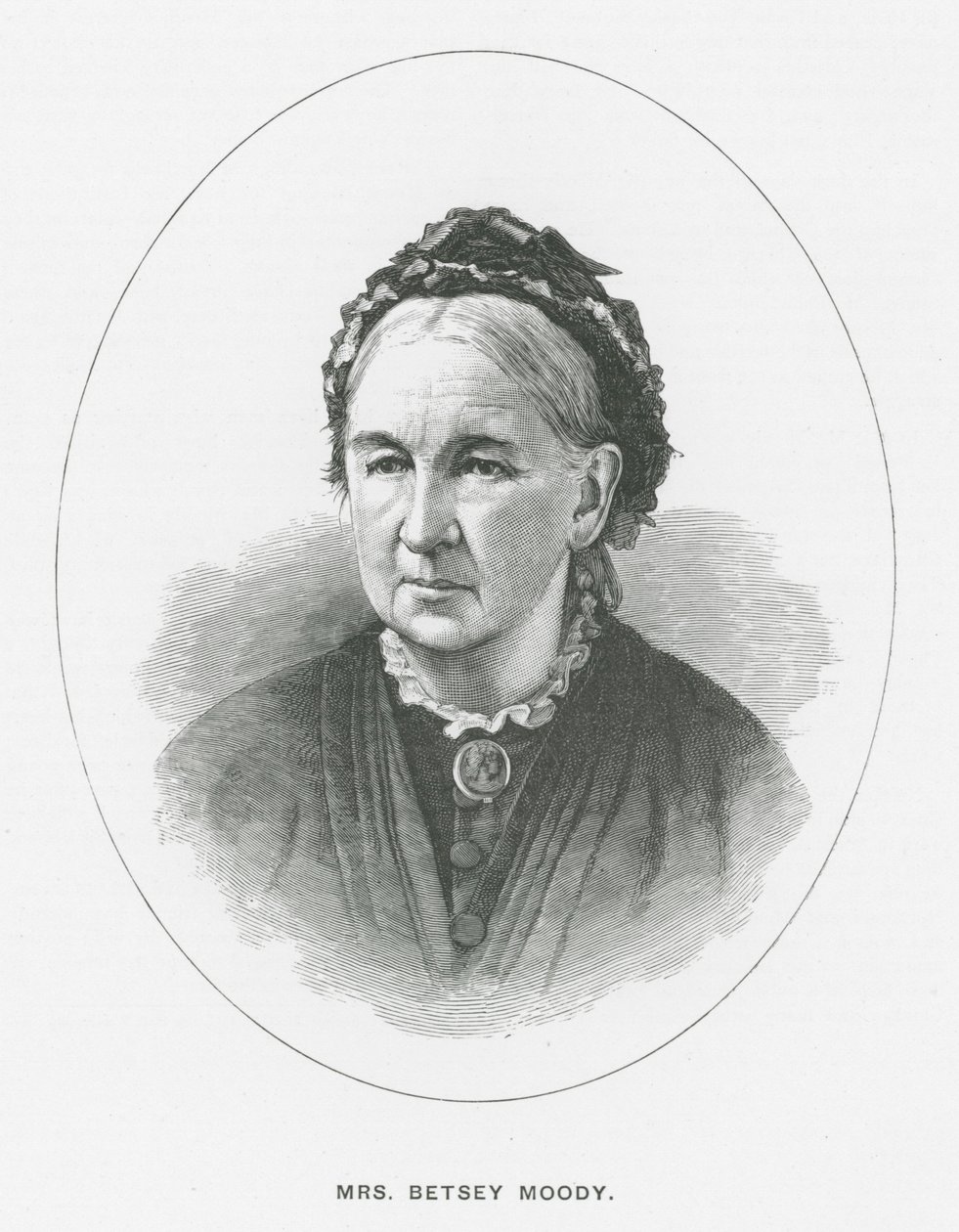 Signora Betsey Moody (litografia) da English School