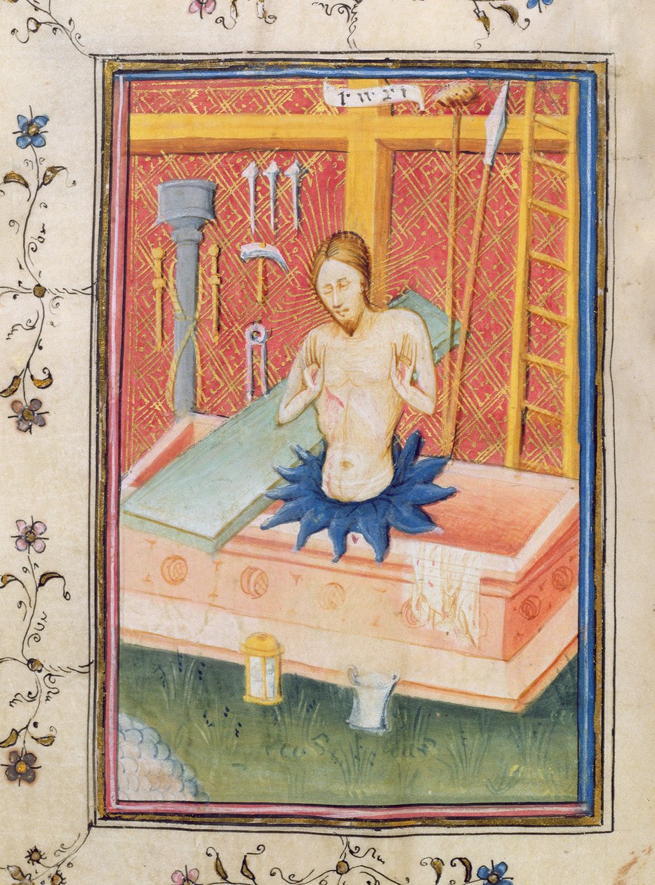 Cristo con gli Strumenti della Passione, dal Salterio di Knightley da English School