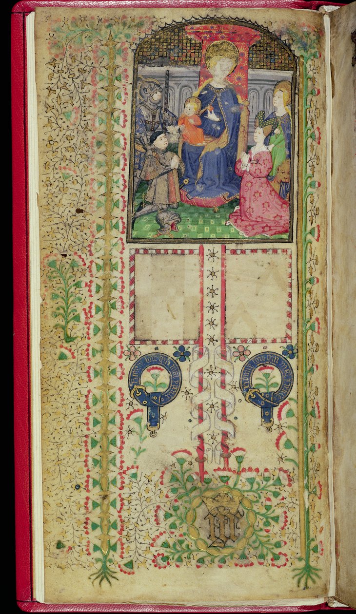 Ms 41-1950, f.2v: Pagina di dedica da un Libro d